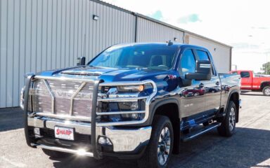 A customer's truck customized with accessories.