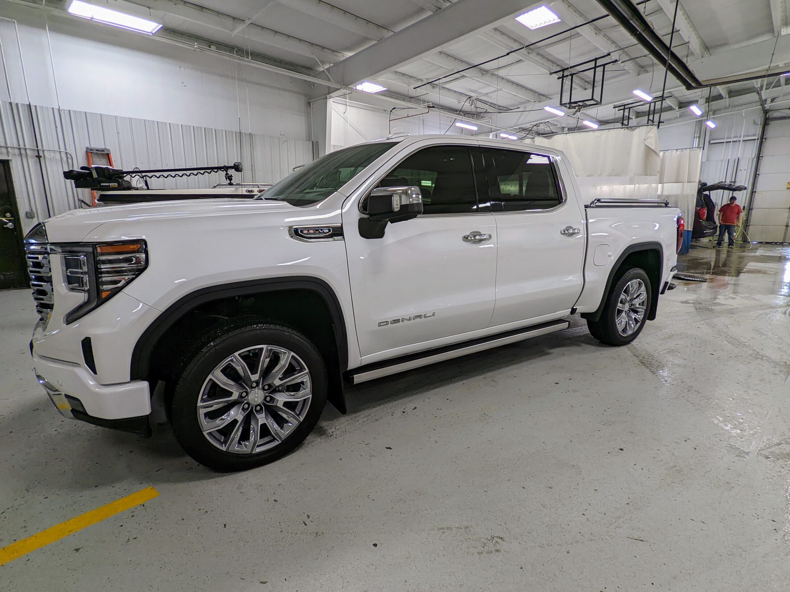 White Truck with window tinting in Watertown, SD